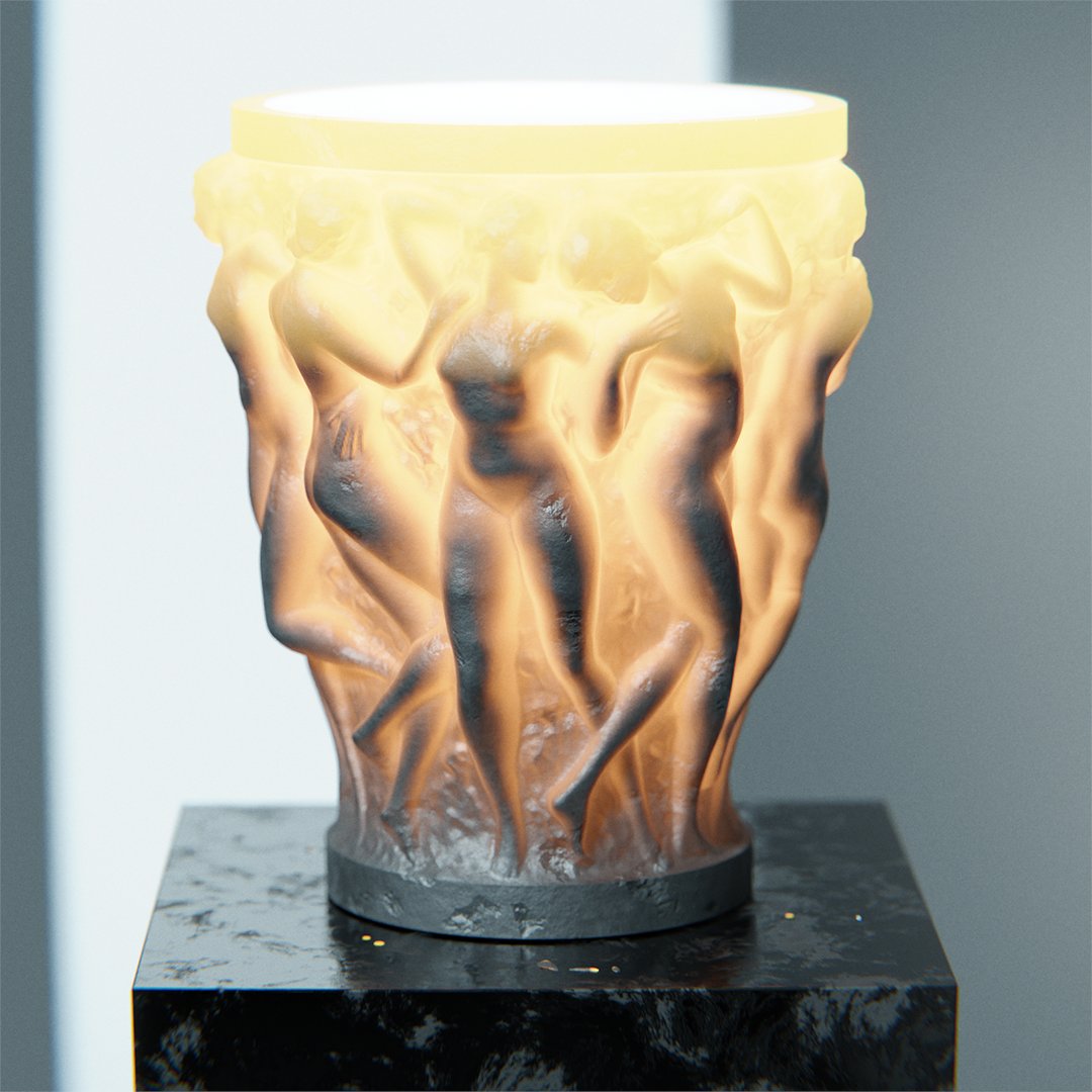 lalique's tweet photo. Lalique enters the #Metaverse. Upcoming #NFTCollection available on Oct 7th, 5PM CET, exclusively on @opensea → https://t.co/9AGYvJZmus
#impossibleVases #LaliqueNFT #NFTdrops https://t.co/YLDSZGI5tF