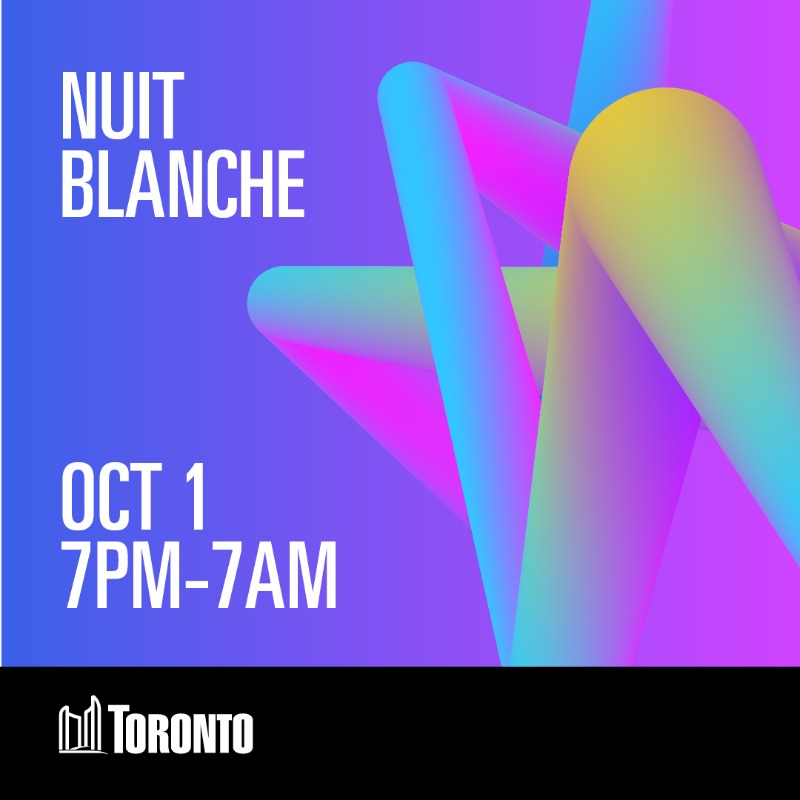 nuitblancheTO's tweet photo. See Toronto transformed during North America's largest free, all-night celebration of contemporary art. One night only. 170+ artworks. #nbTO22