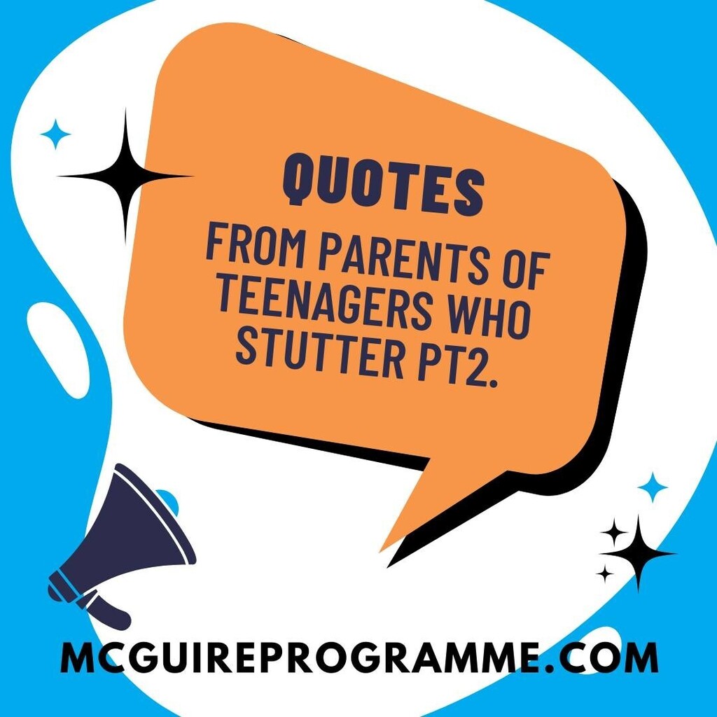 How to involve parents in their child’s journey beyond stuttering; quotes from parents of children who stutter under the age of 18

Following our last 3-day In-Person course in Cork (July 2022), we asked the parents of children under the age of 18 who st… instagr.am/p/Cih42OCKv4F/
