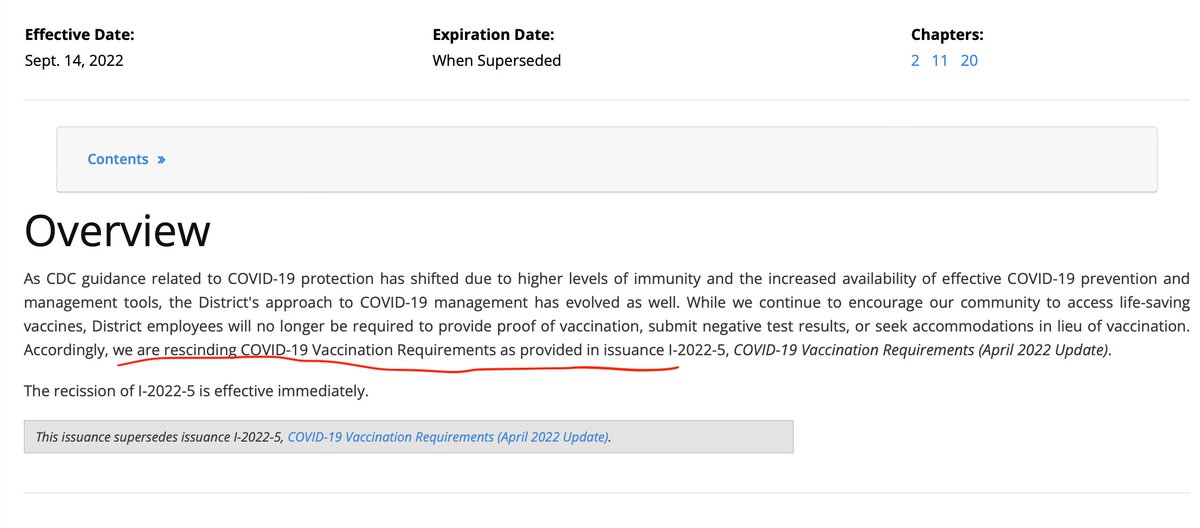 thackerpd's tweet photo. After first requiring all kids to have COVID vaccine updates to attend school--which would have harmed a lot of Black kids--the District of Columbia rescinds all COVID vaccines requirements. https://t.co/h2KoCjeNVE https://t.co/72xULQdIjw