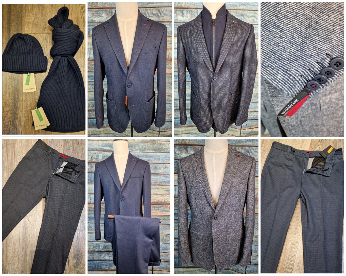 ClothingRetreat's tweet photo. Lots of new Roy Robson autumn 🍂 stock arriving, suits, jackets, pants and accessories. #Abergavenny #newstock #autumn #newarrivals #mensfashion #fashion #RoyRobson https://t.co/Q6rGyGWD7b