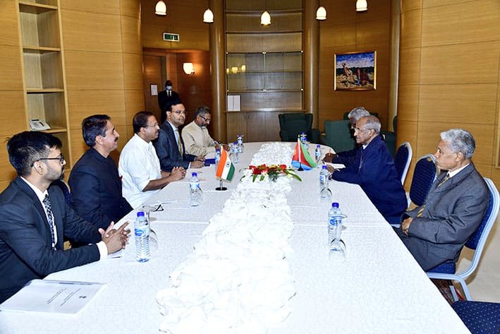 Had a productive meeting with FM of Eritrea, H.E. Mr Osman Saleh &amp; took stock of entire gamut of bilateral relations.

Fondly recalled his visit to India in April 2021.

Explored new areas of cooperation including energy, health, education, capacity building &amp; agriculture.