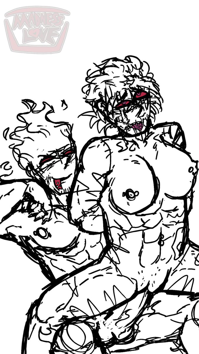 Depressed_Pic_'s tweet photo. .💖. I realized that i have'nt drawed Hank before Top Surgery, so i decited to draw this .💖.
.
. I really do LOVE Hank x Auditor .😇.
. Hank 💘 Auditor .🛐.
.
. Hank's eye looks weird tho .
.
.
.
. #MadnessCombatNsfw #MadnessCumbat #GaynessCumback #FapnessCumbat #AudiHank  .
. https://t.co/Avd3Plhbpv