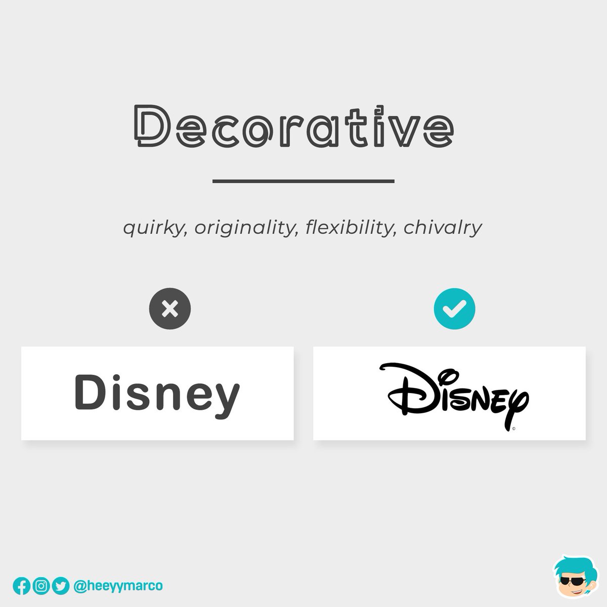 heeyymarco's tweet photo. (2/2)
It is beyond the way it looks and where it is used, the font has to transmit a specific mood or emotion in order to stimulate curiosity or develop anticipation.
Check this out and find out why Typography is important.
#HeyMarco
#HeyMarContent
#Typography https://t.co/XjX6bbnPkJ