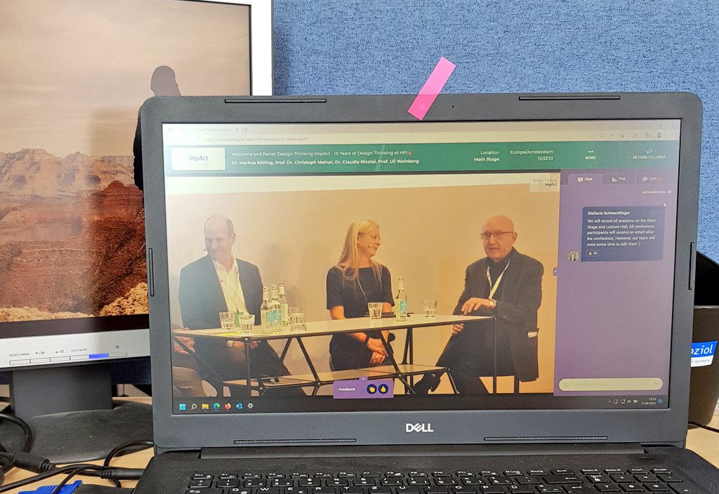 Kick off event of the #designthinking ImpAct conference at the <a href="/HPI_DSchool/">HPI D-School</a>. I'm looking forward to the next two days.