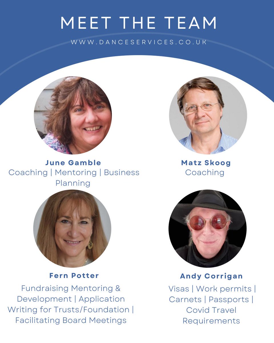 danceservicesuk's tweet photo. Meet our team of experts, all of whom have extensive experience in the arts or dance industries. You can read more at https://t.co/4RECWYgS36
#danceservices #meettheteam #danceservicesassociates #dancersofinstagram #freelancedancer https://t.co/I9ctqV7PNx