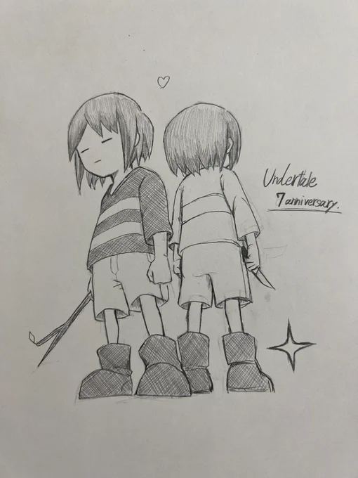 #UNDERTALE7周年
#Undertale7thanniversary 