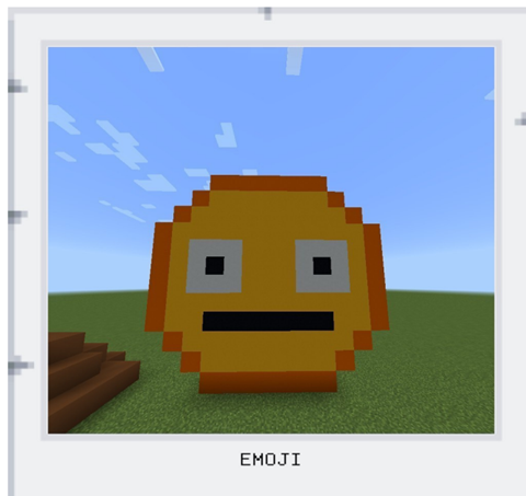 Today is Dot Day!  We have been creating emojis in Minecraft and the students have loved this activity and even learned how to take pictures and upload them to Canvas. <a href="/ITSCCSD/">Instructional Technology Cherokee County Schools</a>, <a href="/PlayCraftLearn/">Minecraft Education</a>, #MinecraftEDU and #ccsdconnectED23