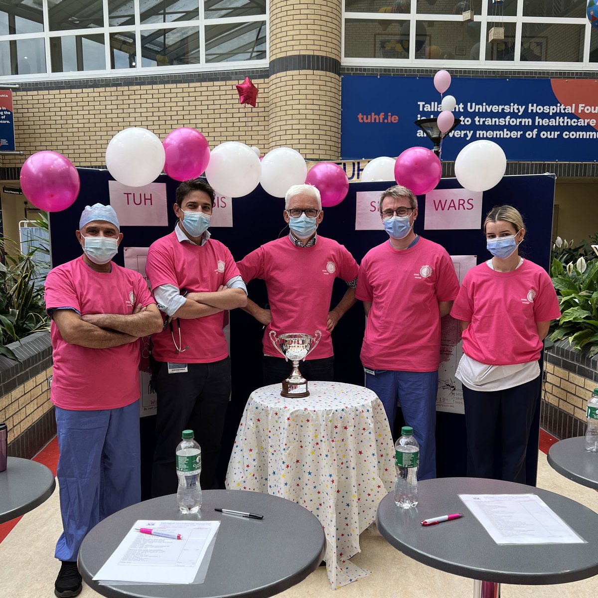 #TeamUrology ready for #SimWars (and practicing posing with the winner's trophy 😉) 🏆