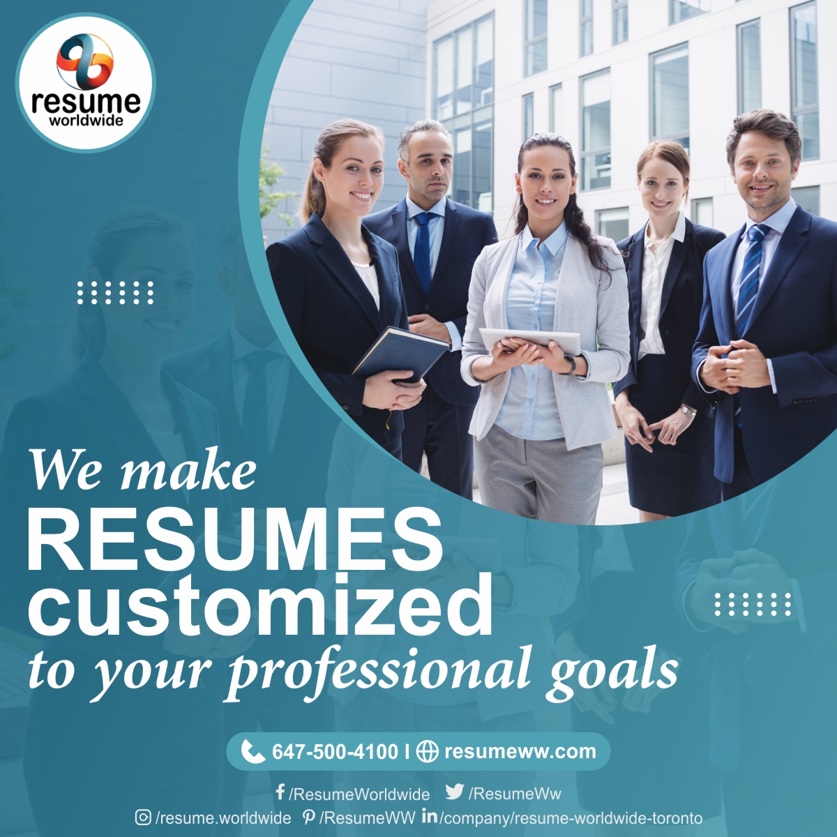 ResumeWw's tweet photo. Our experts are aware of what it takes to stand out from a crowded field of candidates. To assist you in obtaining your ideal job, we make sure to customize every resume to your specific professional goals. 

https://t.co/5so6oLhQ7i 

 #resume #jobsearch #job #jobs #career #cv https://t.co/NUjexRgoAA
