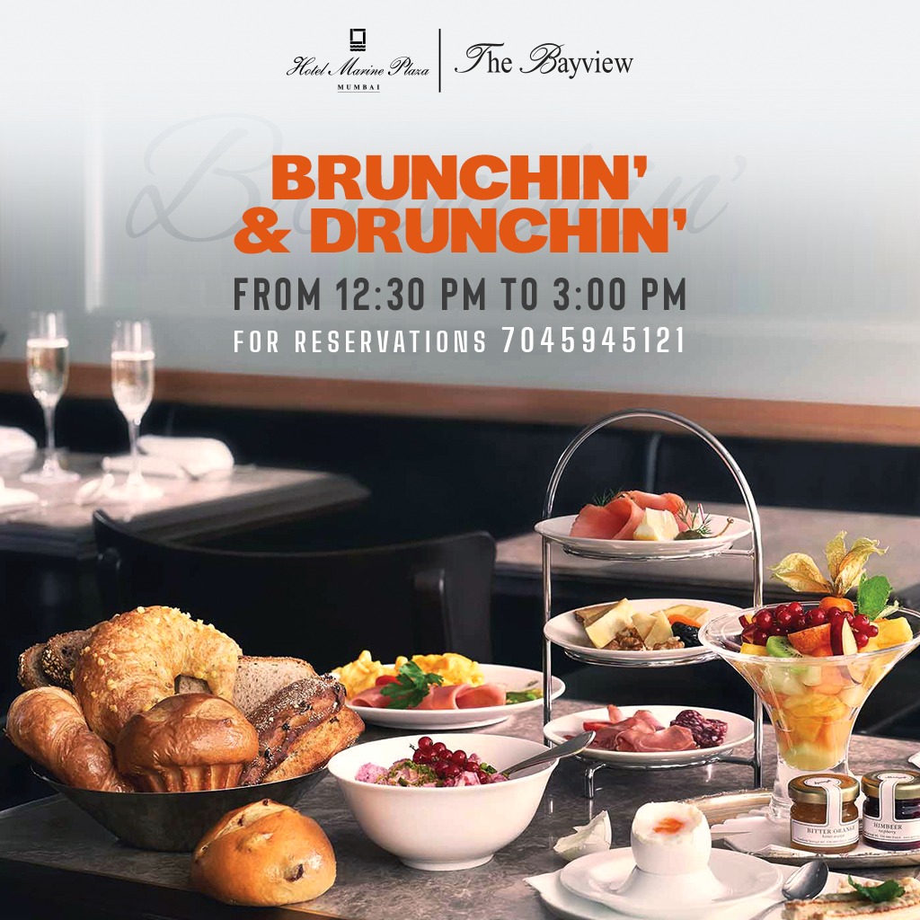 On Sundays we brunch!
For reservations, contact us at - 7045945121
#HotelMarinePlaza #ALuxuriousExperience
.
.
#Foodies #Foodlover #Mumbai #Marinedrive #Churchgate #Hotel #TheBayview #Weekendbuffet #dinnerbuffet #Mumbaibuffet