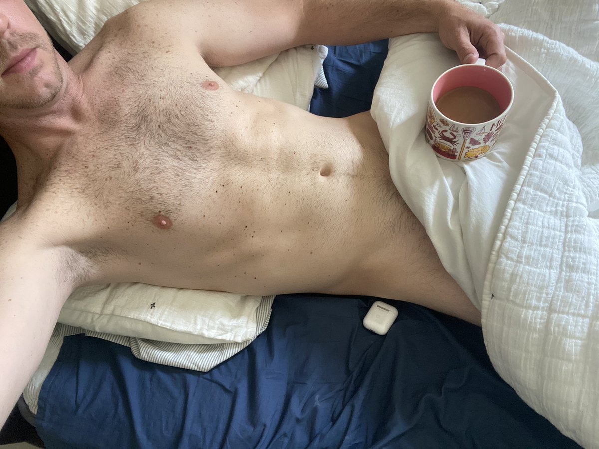 XDaveX12's tweet photo. Coffee w cream in bed anyone? 😈 https://t.co/9j6qPjFWWl