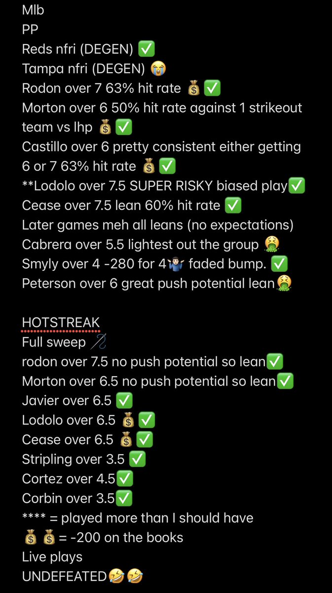 SODAPOP_PICKS's tweet photo. This doesn’t even include the live plays 😈😈 who doing it like me? https://t.co/OUwD9Y0IH5