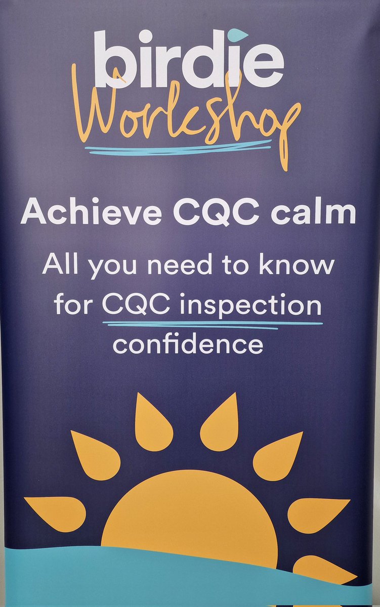 Really excited to be presenting with Birdie and The Homecare Association today, talking about navigating the new regulatory and inspection processes. Really interesting hearing about providers concerns, thoughts and anxieties around this and how big an impact it has on services.