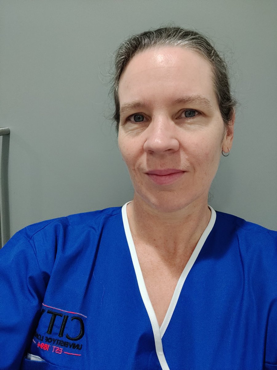MatKillward's tweet photo. It's been a loooong time since I was last in scrubs and I'm sure they never looked this good. Off to teach #Simulation to our @CityUniNursing MSc students today.
Over 6 years at @CityUniLondon and I've finally got a uniform - I've arrived! 😉 #NotAllNursesWearUniform https://t.co/wjP0lLT1Fo