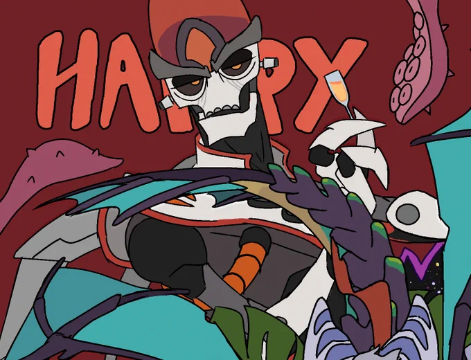 oh, hello. i didn't see you there, haha. here's a preview of my contribution to the ratchet and clank 20th anniversary zine  