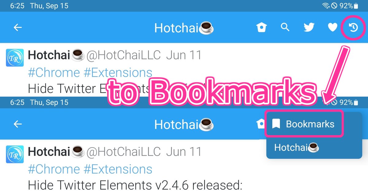 HotChaiLLC's tweet photo. #TweetReader v2.17.0 released:
- Added Bookmarks function.
- ブックマーク機能を追加。
- 增加了書籤功能。
#Android #TwitterTools #TwitterApps #TwitterClients
https://t.co/fQpsKXwamM https://t.co/VuzNtD8zC2
