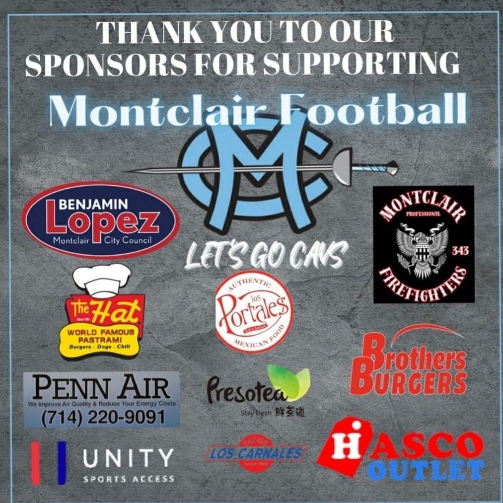 LopezBen76's tweet photo. I am pleased and honored to join several Montclair businesses and our Montclair Firefighters in sponsoring and supporting the parents and players at @mhscavfootball. #GoCavs #montclairca #MHS #football #montclairhigh #lopez4montclair
Councilman Ben Lopez https://t.co/xLSkQpvqYd
