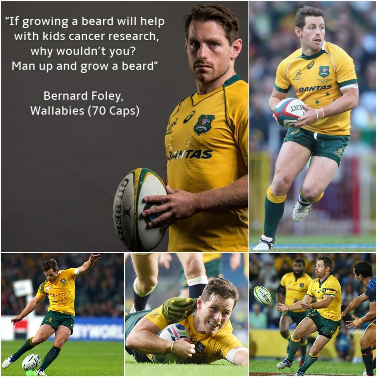 janubeard's tweet photo. Bernard Foley #Wallabies legend &amp; #Janubeard legend - no matter what the result https://t.co/5xYDaElJmK