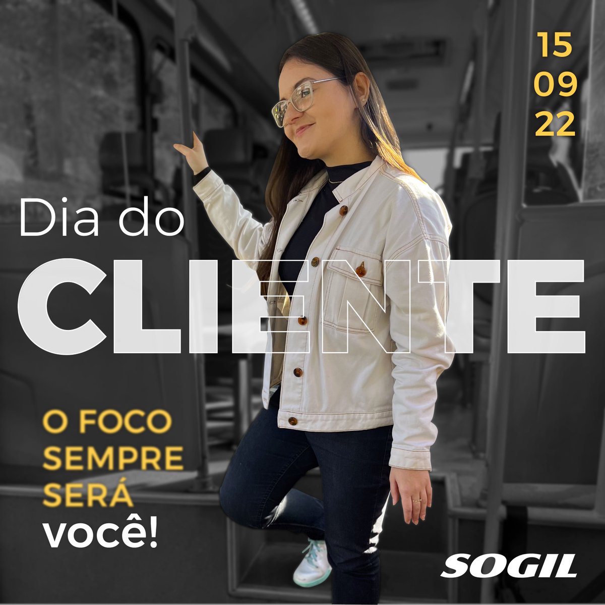 SOGIL_Oficial's tweet photo. #DiaDoCliente 🚍 🥳
No Dia do Cliente, agradecemos aqueles que nos acompanham todos os dias, compartilhando os seus caminhos conosco. Muito obrigado ❤️
#Gratidão #ClienteSOGIL #SOGIL https://t.co/5ZJB1FK2mv