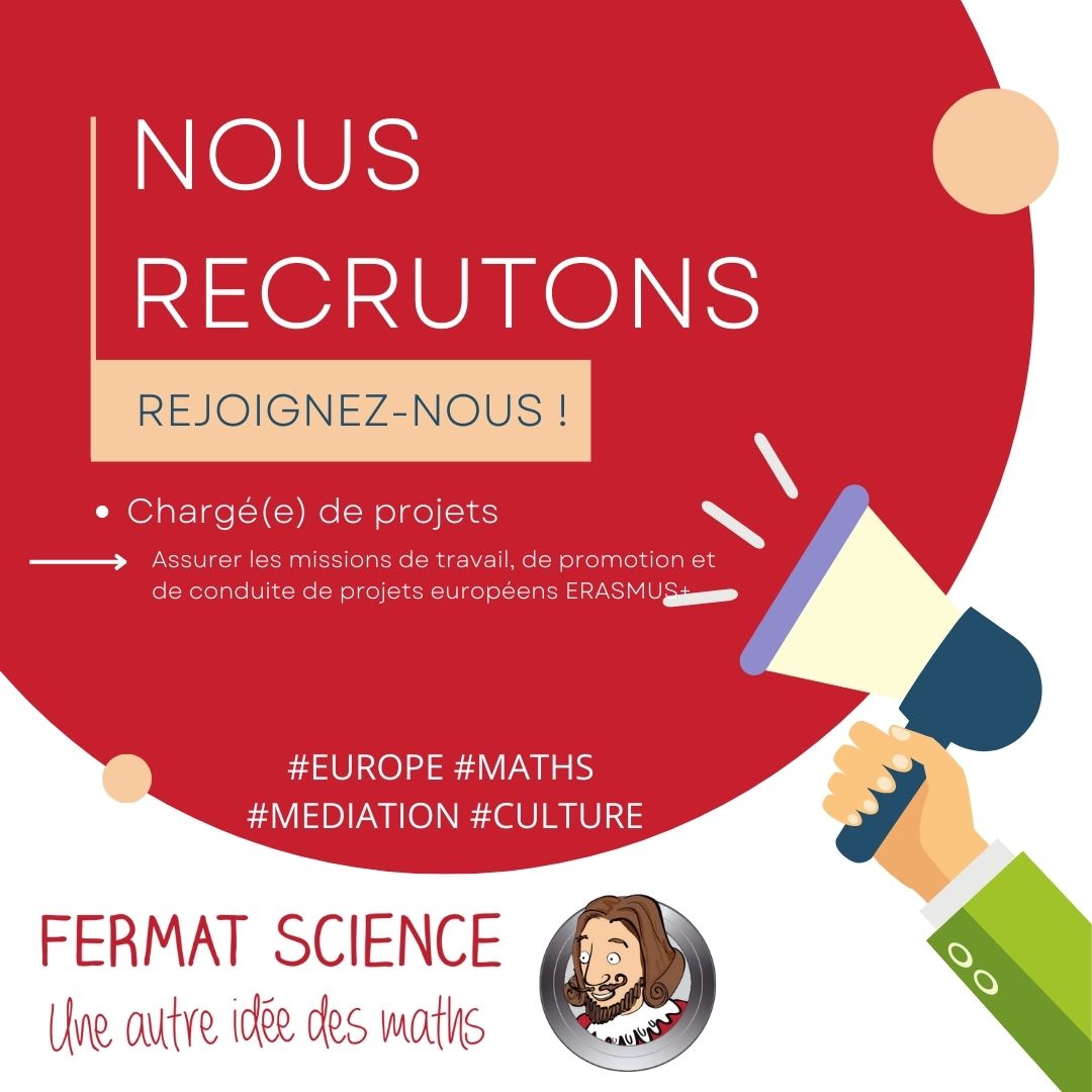 fermat_science's tweet photo. Nous sommes toujours à la recherche du futur membre de la #TeamFermat ! Merci de diffuser au maximum cette annonce. 
https://t.co/lu3XExGxkk https://t.co/IVHTFMtoLz