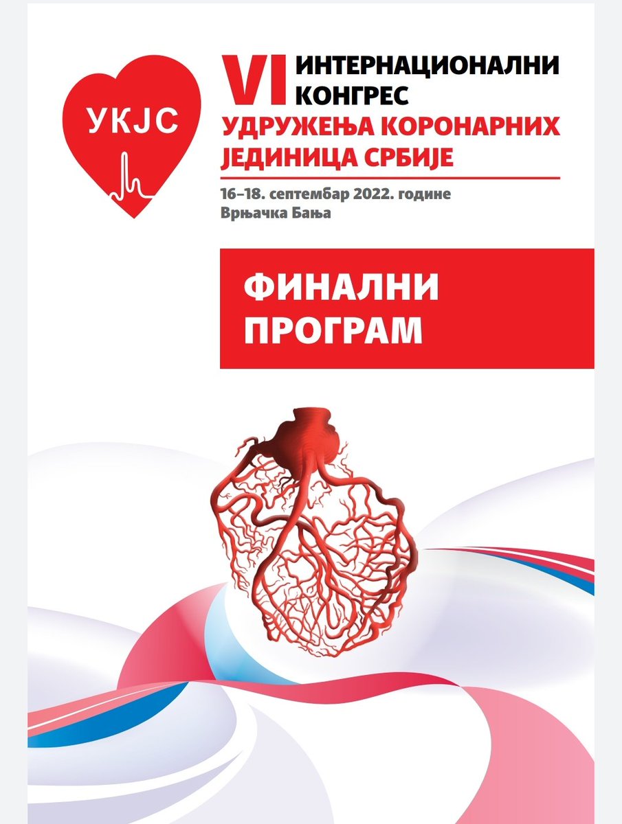 drmilicaa's tweet photo. Preparations for VI International congress of Coronary Care Units Society this year in beautiful Vrnjacka Banja
Looking forward to meeting some old friends during these 3 days #UKJS
@UKSrbije @simovicst @EchoSoliman @MedupdateVesti @MilicicaStefano @Ivan_Echocardio @GSoCers https://t.co/D0qDaor1y6