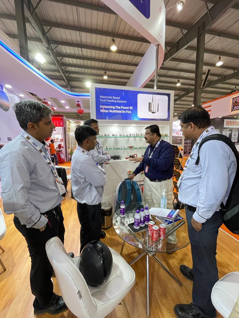 CeasefireIndia's tweet photo. Fire India 2022 is off to a fantastic start.
Here is a glimpse of Day 1 from our stand.
If you are at the event, do visit us at Stand No. D3, Helipad Centre, Gandhinagar, Gujarat.
#FireIndia #firecontrols #exhibition #gandhinagar #Gujarat #fireindia2022 https://t.co/9RhyPaLUoo