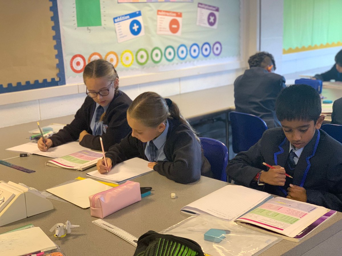 TheChadderton's tweet photo. Our oldest children have begun the start of the academic year with eagerness. The maths work that they are producing has been incredible and we are looking forward to seeing the progress throughout the year and the results in the upcoming grammar school entrance exams! https://t.co/kKHhbcXG1k