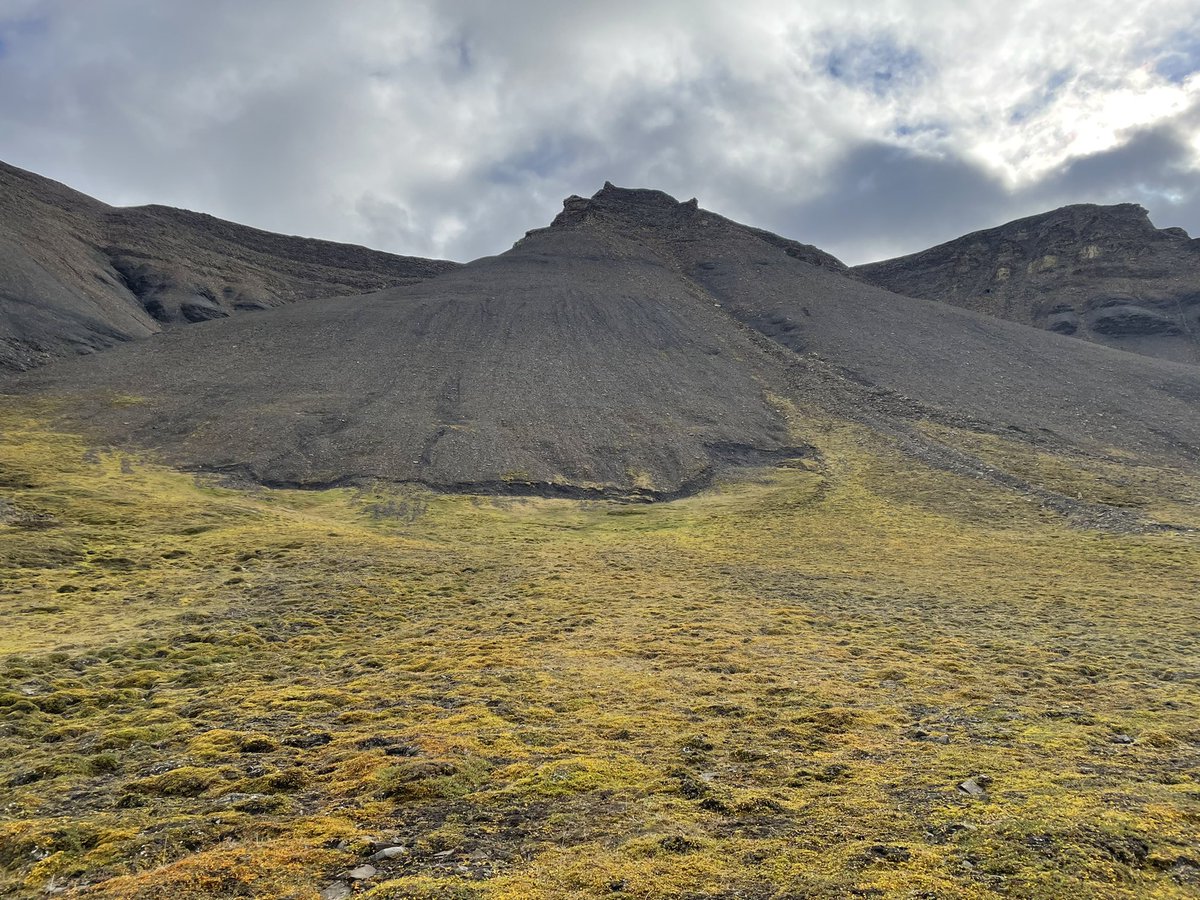 Photos from my Svalbard fieldwork last month, and my first experience of flying a drone! Lots of interesting permafrost processes to analyse once Pix4D has done its work. Thanks to <a href="/BSG_Geomorph/">BSG Geomorphology</a> , Dr Olly Bartlett (<a href="/hertsgep/">Geography, Environment & Planning at Herts</a>) and Eleanor Hall. #fieldwork #permafrost #dronedata