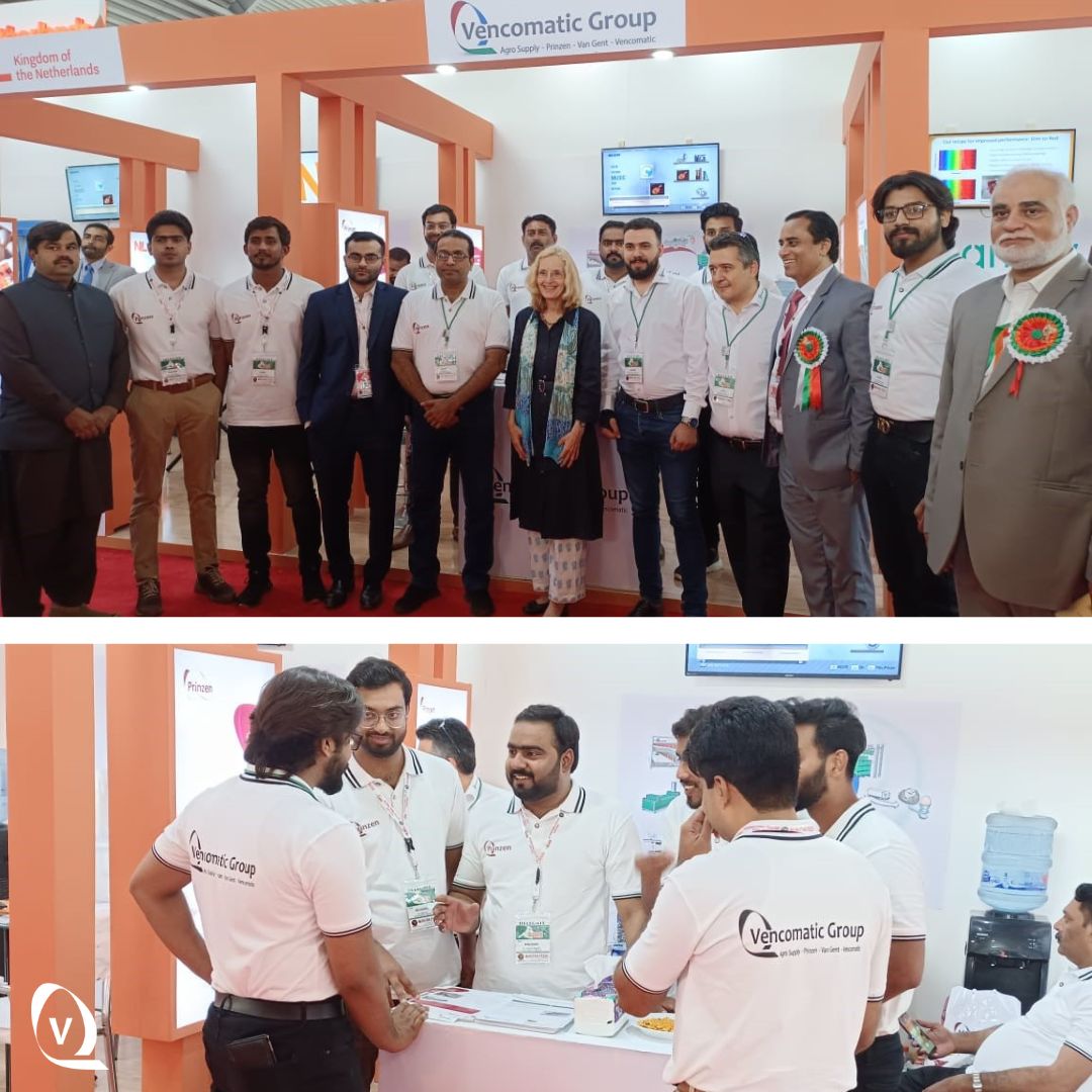VencomaticGroup's tweet photo. Special visit by the ambassador of the Netherlands to our stand in Pakistan! Welcome at the Netherlands Pavilion - International Poutlry Expo #IPEX2022 Hall 3 15-17 September 2022. #poultry #eggs #poultryfarming #vencomaticgroup #cagefree #pakistan - https://t.co/Lekj77Kmx5 https://t.co/cu57bE70gy