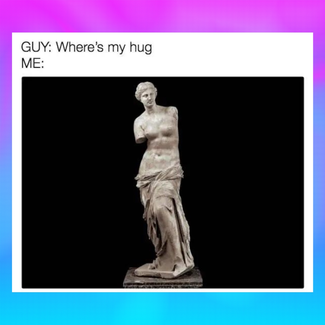 Err no, random stranger, we don't do hugs!

#feminism #indiegames #gamedev