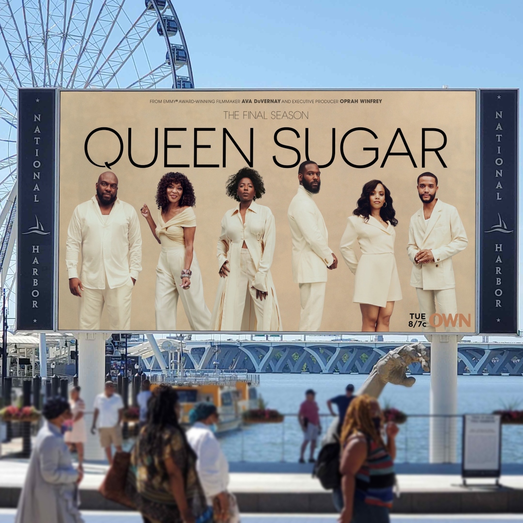 capitoloutdoor's tweet photo. Catch up on the final season of @QueenSugarOWN! Tuesdays 8/7c. Digital billboard DC-020D in the heart of National Harbor is eye catching day and night!

https://t.co/RlgXDkZFTX

#QueenSugar #mustwatch #claimyourdestiny #OOH #nationalharbor #DC #gowherethepeopleare https://t.co/kWvbw6gnKp