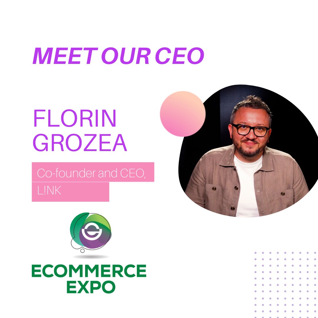 Meet our CEO, Florin Grozea: with over 25 years of experience in the Media Industry, as an experienced entrepreneur, Florin is a big fan of all things new and innovative. Meet Florin at stand L53 @ eCommerce Expo!