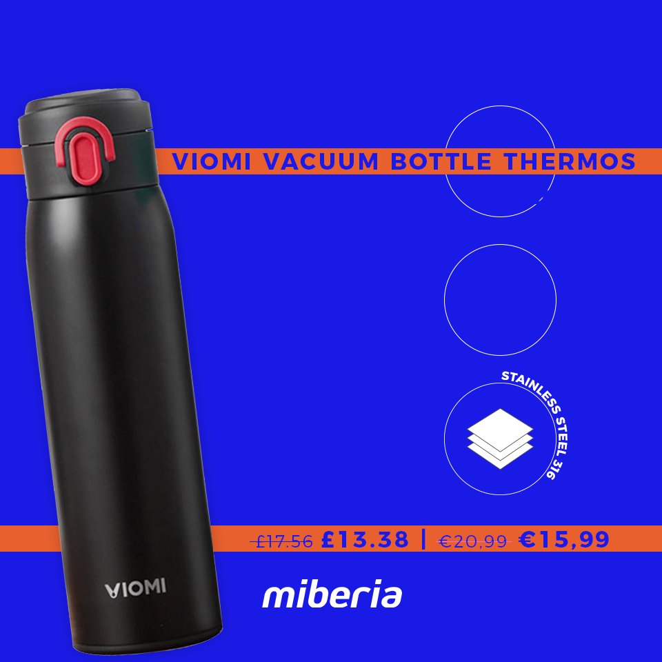miberia_uk's tweet photo. Cold or hot?❄️🤔☕️
Go #backtoschool with all your drinks at the perfect temperature thanks to the #ViomiVacuumBottle by #Xiaomi⤵️

☑️Stainless steel
☑️Inner copper capsule 
☑️Removable

#XiaomiViomiVacuumBottle👉 https://t.co/RfPCC4rJks
#Thermos #ThermosDeals #ThermosXiaomi https://t.co/cfoCAxbqtt