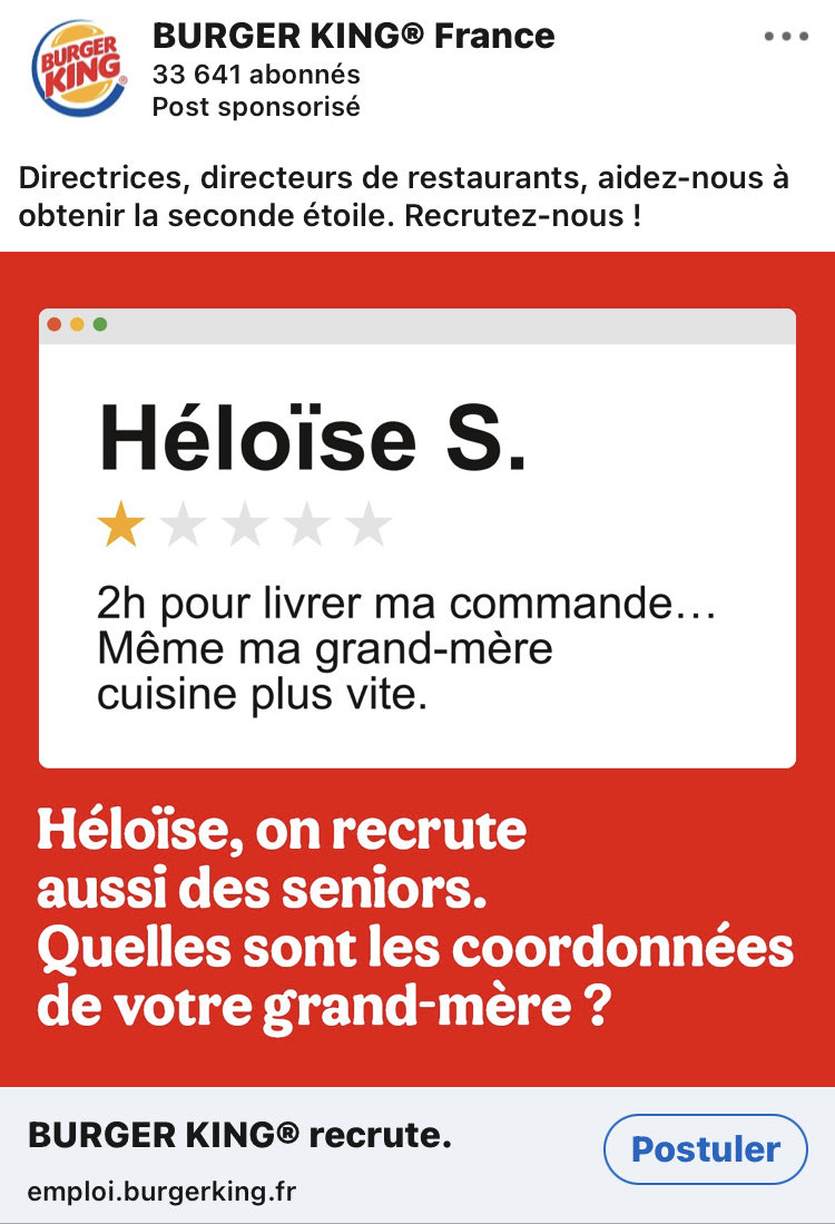 jpasgdbf: Emploi des #seniors, il fallait oser, ⁦<a href="/BurgerKingFR/">Burger King France</a>⁩ l’a fait 😉 ! ⁦<a href="/Guerin_Serge/">Serge Guérin</a>⁩ ⁦<a href="/SilverEco_Fr/">Silver Eco</a>⁩ ⁦<a href="/silver_eco/">Silver Eco Infos</a>⁩ ⁦<a href="/FiliereSilver/">Filière Silver Économie</a>⁩ ⁦⁦<a href="/micheledelaunay/">Michèle Delaunay</a>⁩ ⁦<a href="/FredSerriere/">Frederic Serriere</a>⁩ ⁦<a href="/francesilvereco/">FRANCE SILVER ÉCO</a>⁩ ⁦<a href="/Mathieu_A/">Mathieu ALAPETITE</a>⁩ ⁦<a href="/SPodevyn/">Sébastien Podevyn-Menant</a>⁩