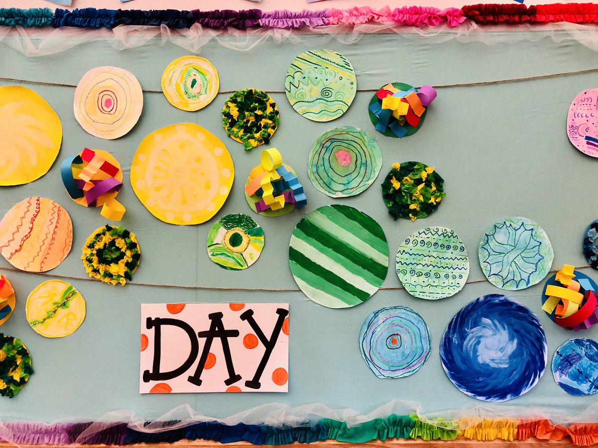 missh_ART_mann's tweet photo. 🟠💕’Twas the day of #DotDay, and all through the school, all the kids were creating, & making their art look so cool! All the dots were hung in the hallway with care, in hopes that their mark would soon be made there!💕🟠 #mcspedden #inspireoneinspiremany #dotday22 @McSpeddenES https://t.co/o4NLcRpnFo