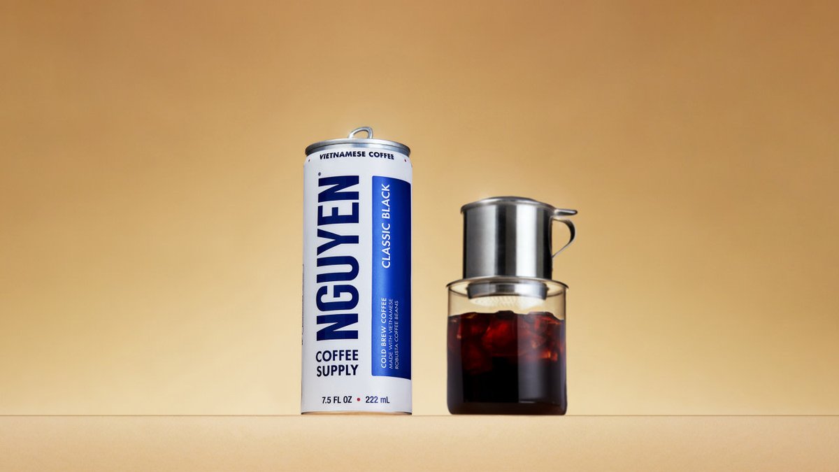 sprudge's tweet image. Ready To Drink: Nguyen Coffee Supply's Classic Black Robusta bit.ly/3BiWCYH @nguyencoffeenyc #readytodrink #sprudge
