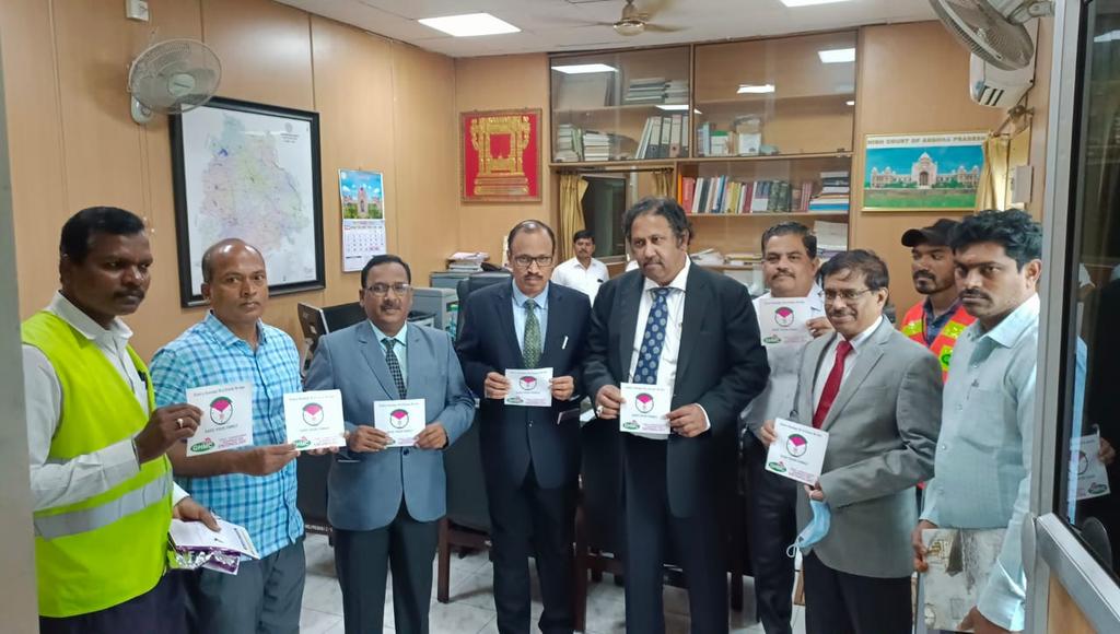 SCharminarzone's tweet photo. Anti DENGUE Campaign IEC Materials released by High Court Honble Registrar's in Chief Justice Secretariate Chamber along with Entomology teams, Charminar Zone, https://t.co/uDwUAZ65mz