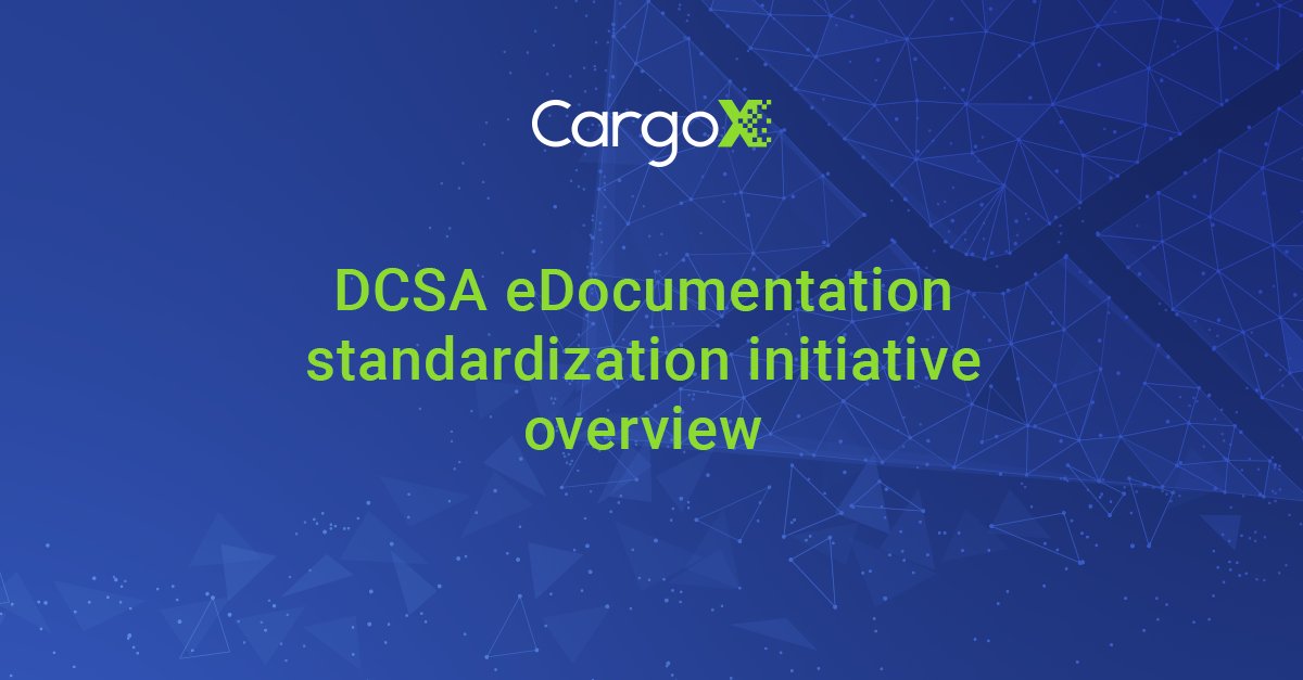 CargoXio's tweet photo. What is #eDocumentation in #globaltrade and what is @DCSA_org doing to drive the standardization and interoperability initiative? Here is a quick overview -->
https://t.co/hHmgPjcx0w
#containershipping #digital #compliance #compatibility #maritime https://t.co/nMmnQjcUNm