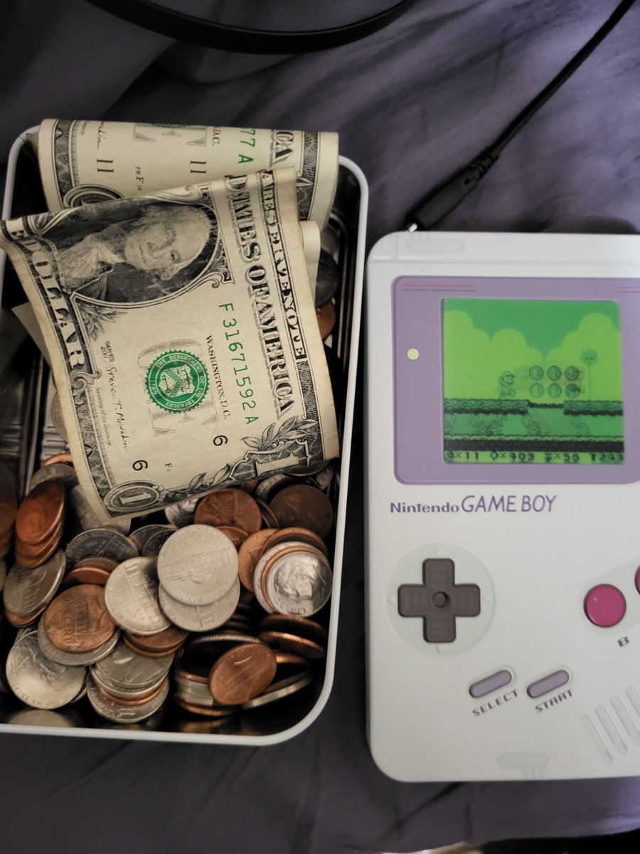 SyfyMary's tweet photo. Saving up them tips for DSP https://t.co/k0NXcMwc47