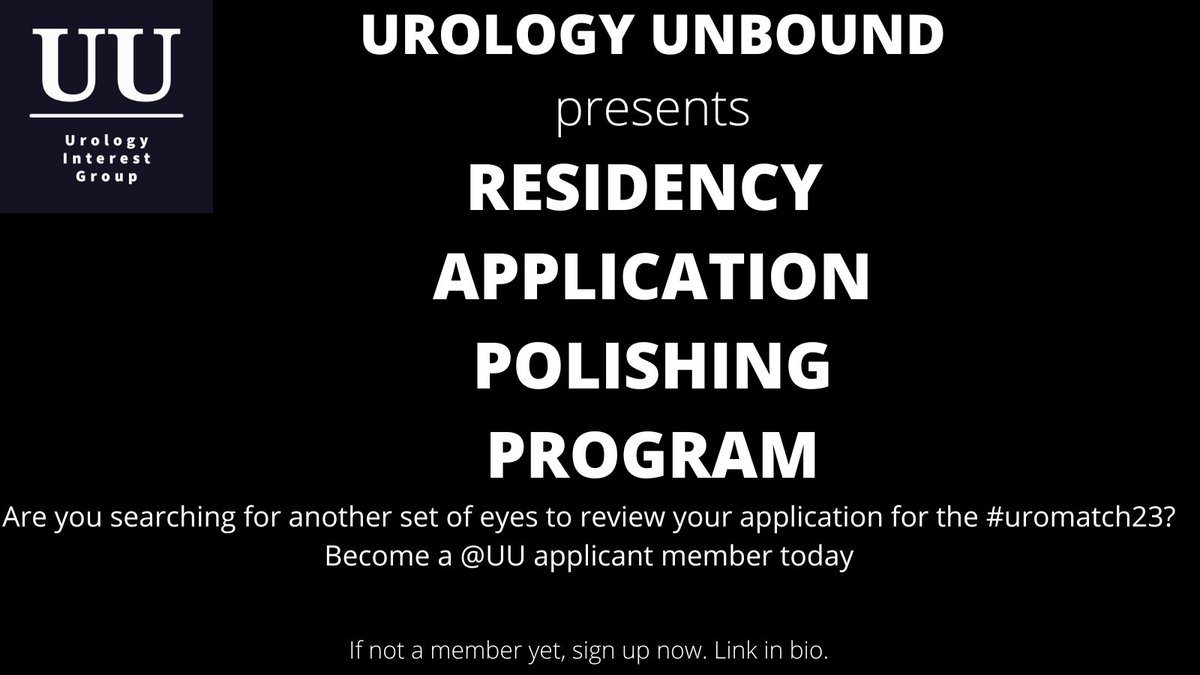 UroUnbound_IG's tweet photo. Last day to submit material for #uromatch23 app review. You don’t want to miss out. Sign up to become an applicant member today @LatinXUro @UroResidency @Uro_Res @AmerUrological @rfrankjones_uro #UroSoMe #MedTwitter #uroapp #residency https://t.co/M2FJh8c7jr