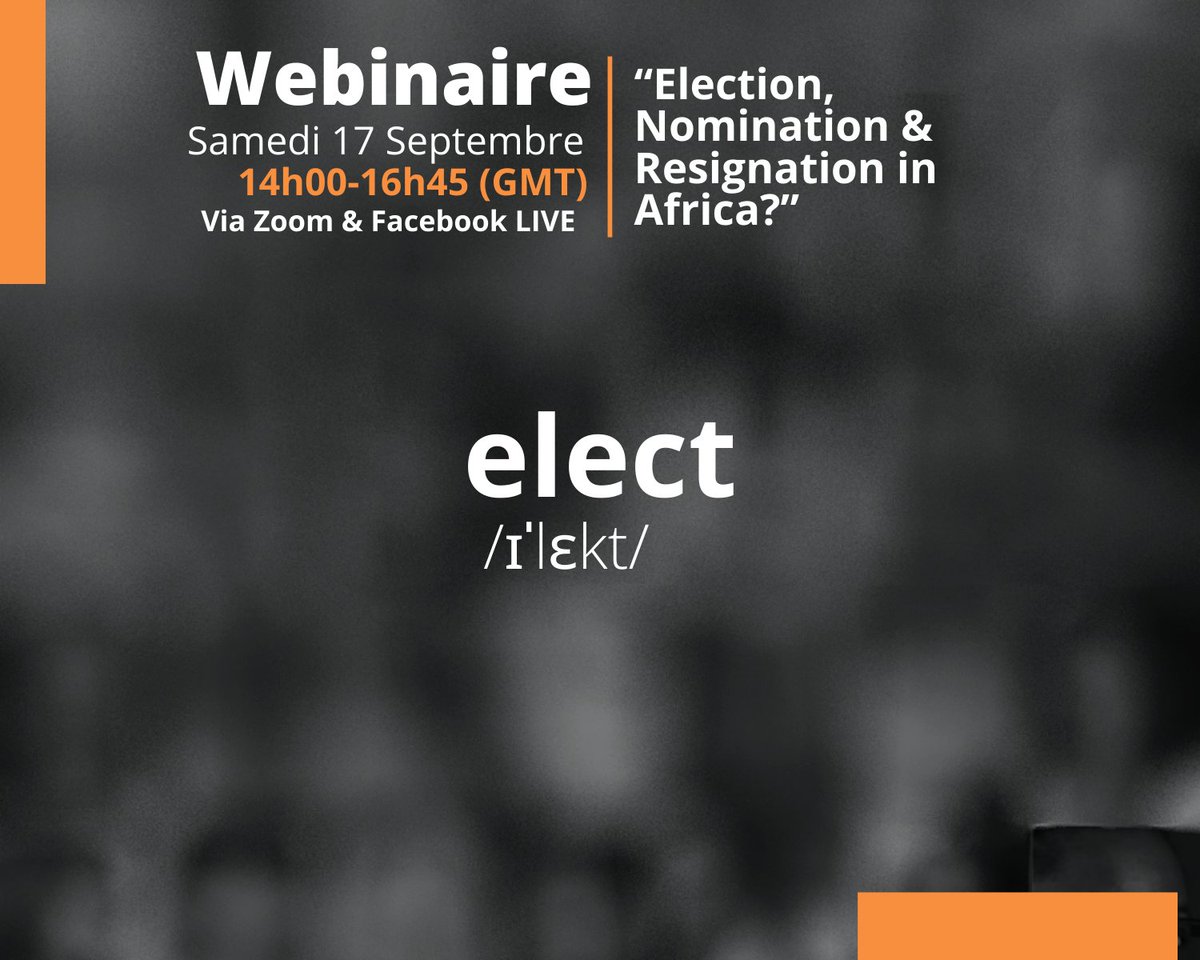 elect
/ɪˈlɛkt/

Definition: to choose (someone) to hold public office or some other position by voting.

Past tense: elected 
Past participle: elected

Usage: "How many African leaders are actually 'elected'?"

#PanelGRIF
#JoinTheConversation Sat 2pm GMT
#Election

<a href="/GuineeBuzzTV/">GuineeBuzzTV</a>