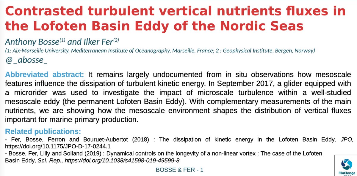 SWOT_AdAC's tweet photo. #VirtualPosterSession #FilaChange
Contrasted turbulent vertical nutrients fluxes in the Lofoten Basin Eddy of the Nordic Seas by @_abosse_ and Ilker Fer https://t.co/D3BWNTakfg