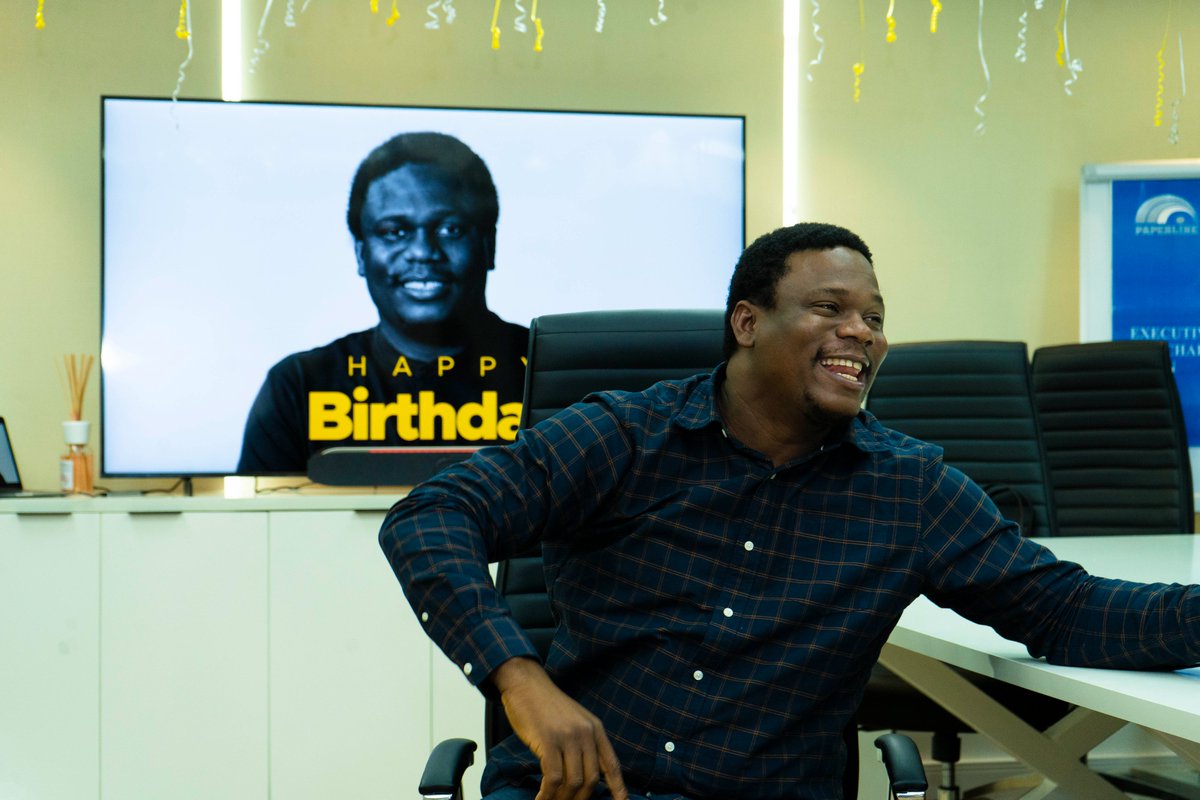 Eniolorunda's tweet photo. THEY GOT ME!

Last week was a special one. The @TeamAptHQ team went out of their way to throw me a surprise birthday party.

I was pleasantly surprised as I'm rarely ever caught unawares. I'd be lying if I said I didn't feel loved and appreciated that day.

Thank you guys! https://t.co/IldVSeBiPB