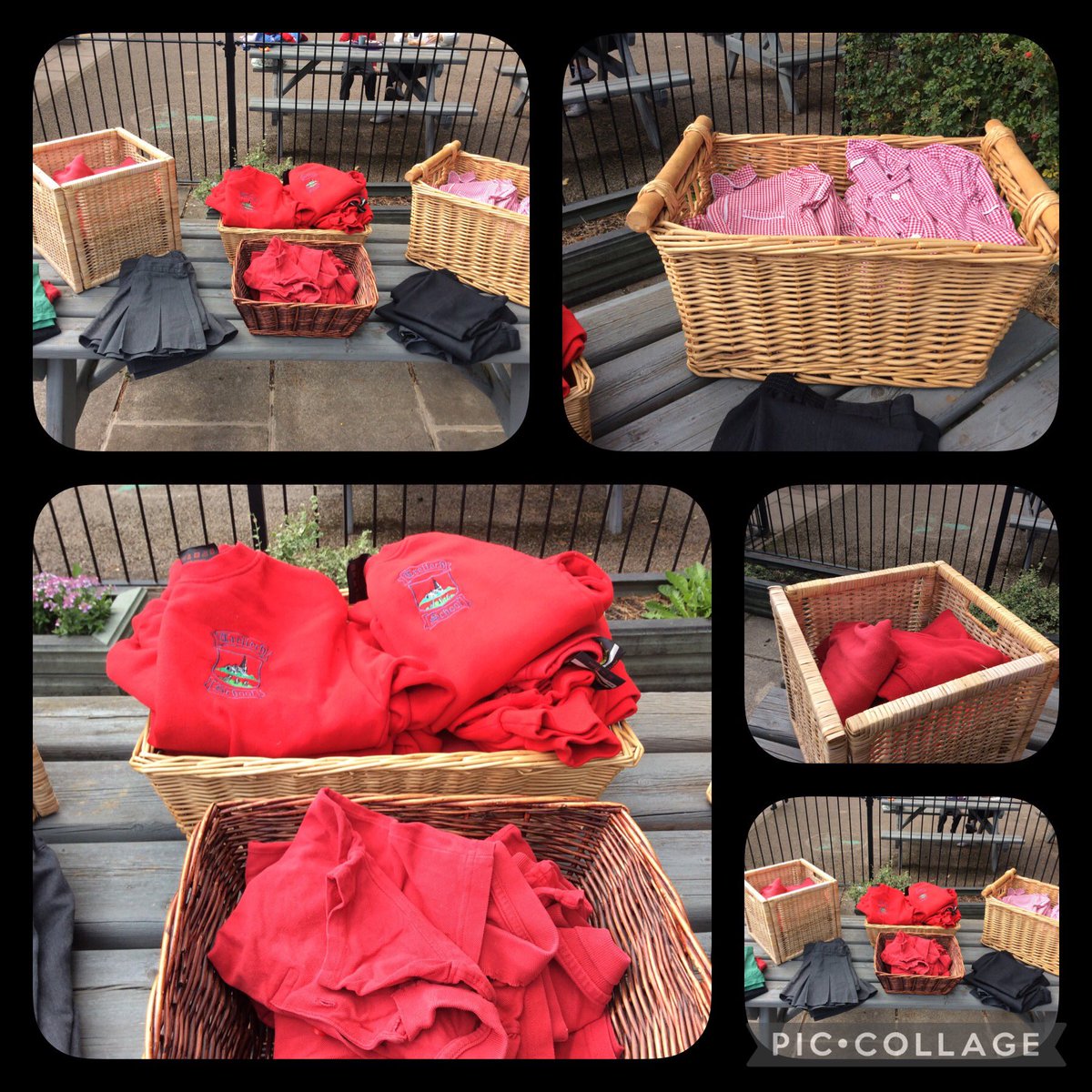 TrellechPrimary's tweet photo. We are looking forward to rehome lots of uniform today and tomorrow at the end of the school day #pleasesupportus #reuse @MonHealthySch @EcoSchoolsWales @EAS_Equity ♻️💚❤️💚♻️ https://t.co/UqPw2cNMle