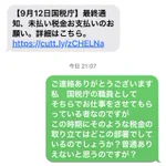 国税庁がSMSで税金の督促？怪しいメールに返信してみた!