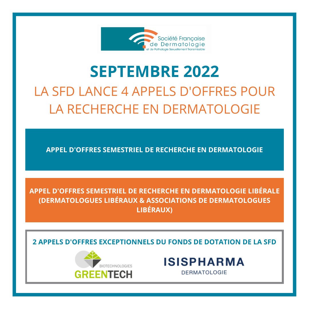 Société Française de Dermatologie tweet media