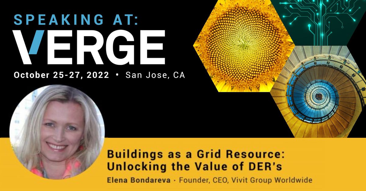 yap_powr's tweet image. Elena Bondareva, #Powerledger’s advisor and founder, CEO of Vivit Group Worldwide, will speak at #VERGE22 about Buildings as a #GridResource.
👉events.greenbiz.com/events/verge/s…
#SmartBuildings #SmartGrid #GEBs #GridInteractiveBuildings #DERs $POWR