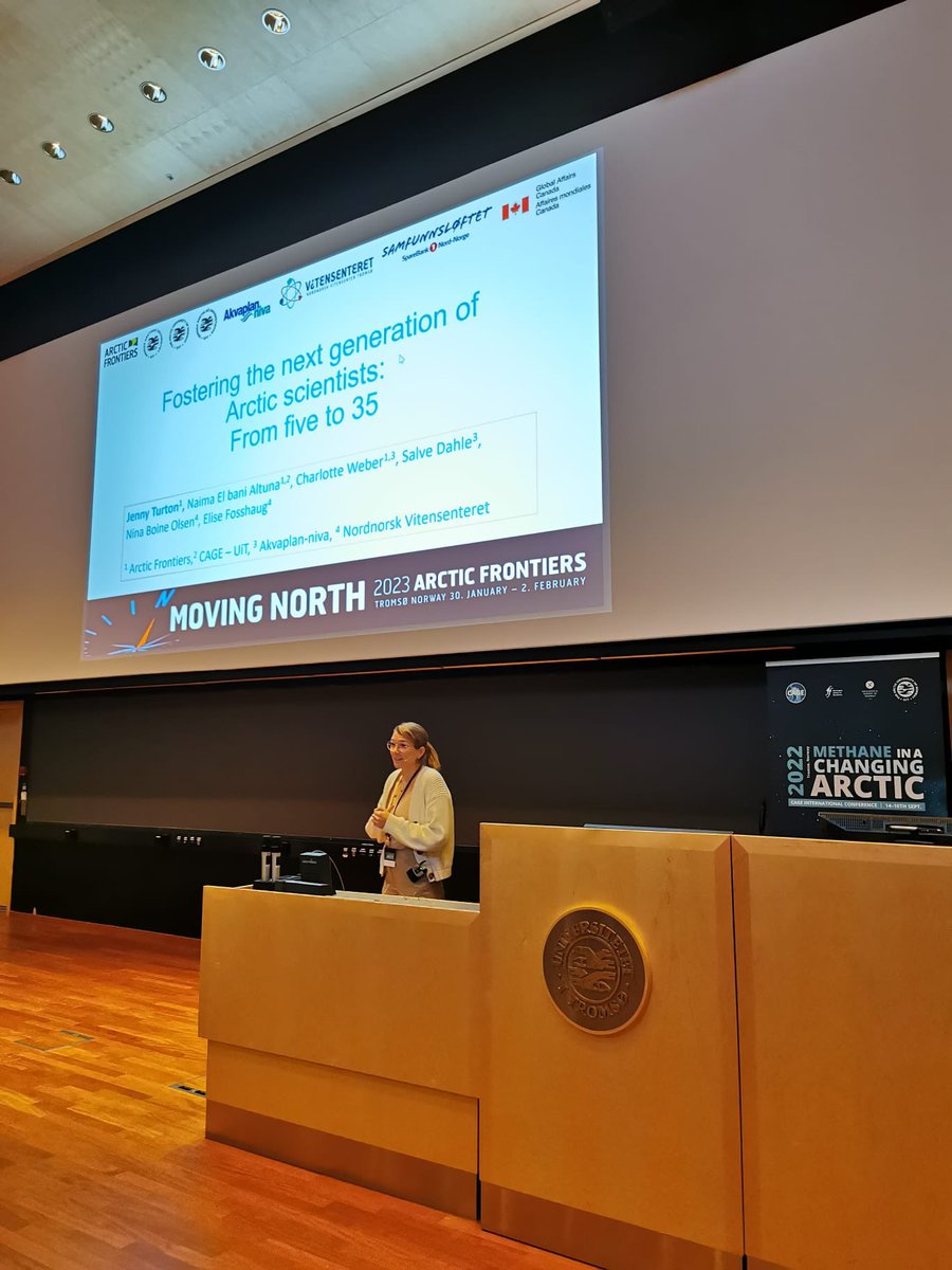 How can we inspire the children of the Arctic to become scientists? Start young and support them throughout their blossoming careers. We presented our Young Program at the <a href="/CAGE_COE/">CAGE</a> conference today.