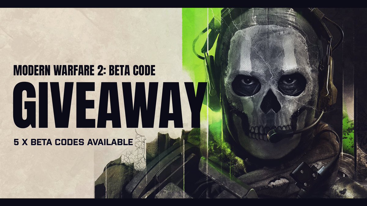 Midddoh's tweet image. Giving away 5 MW2 beta codes to 5 lucky boys and girls

Like, retweet and make sure you're following @VertexESC and myself to enter! 

Winners drawn in 24 hours